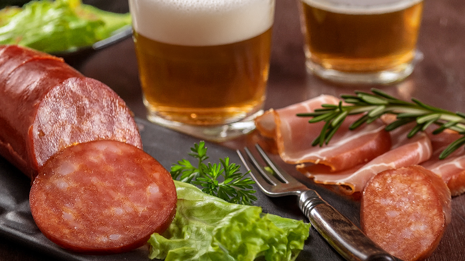 Bier und Wurst